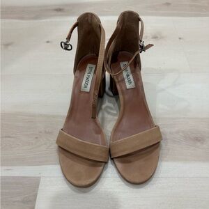 Steve Madden Brown Ankle Strap Heels
